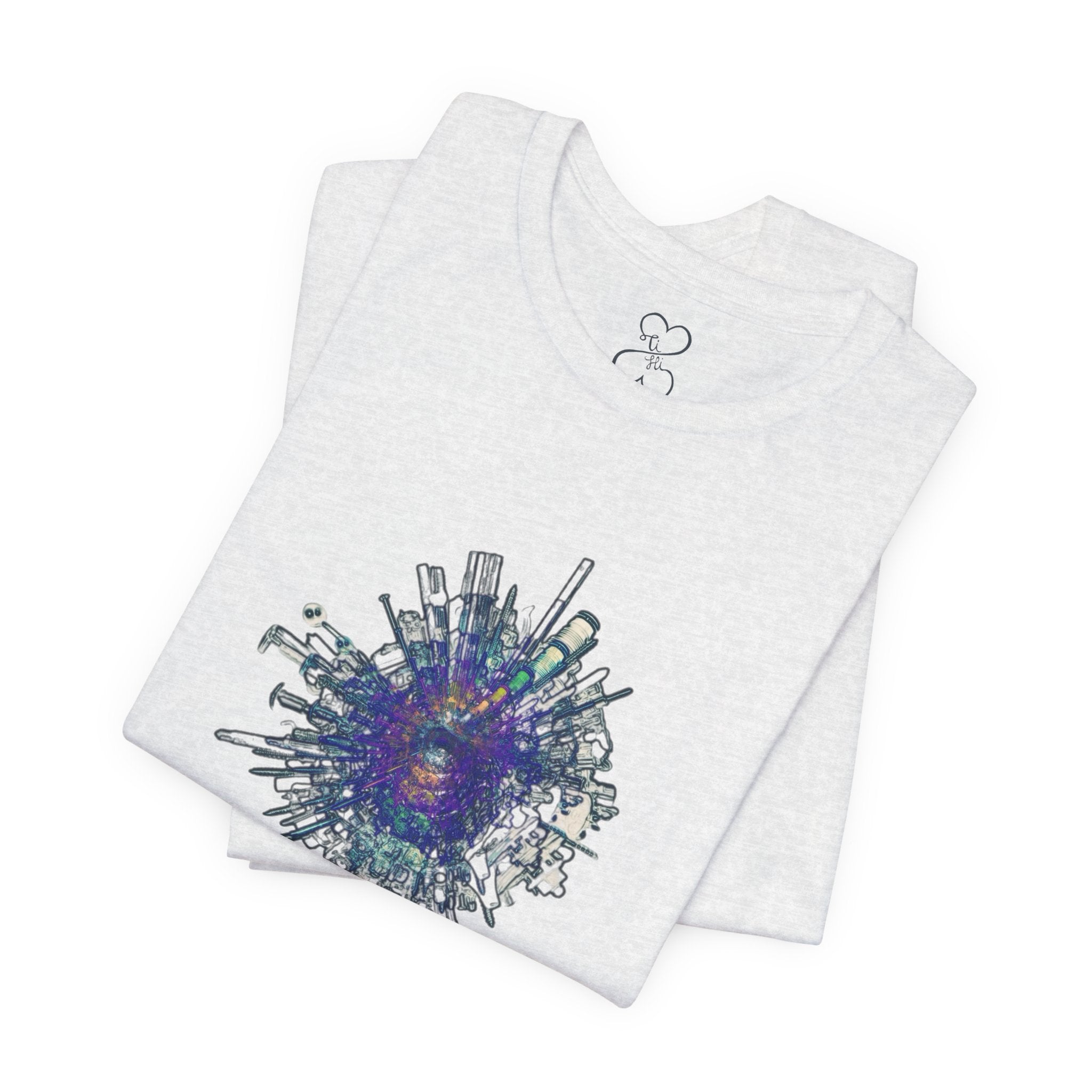 TiHi Original “Abstract Tech” Graphic Tee — Short Sleeve Shirt