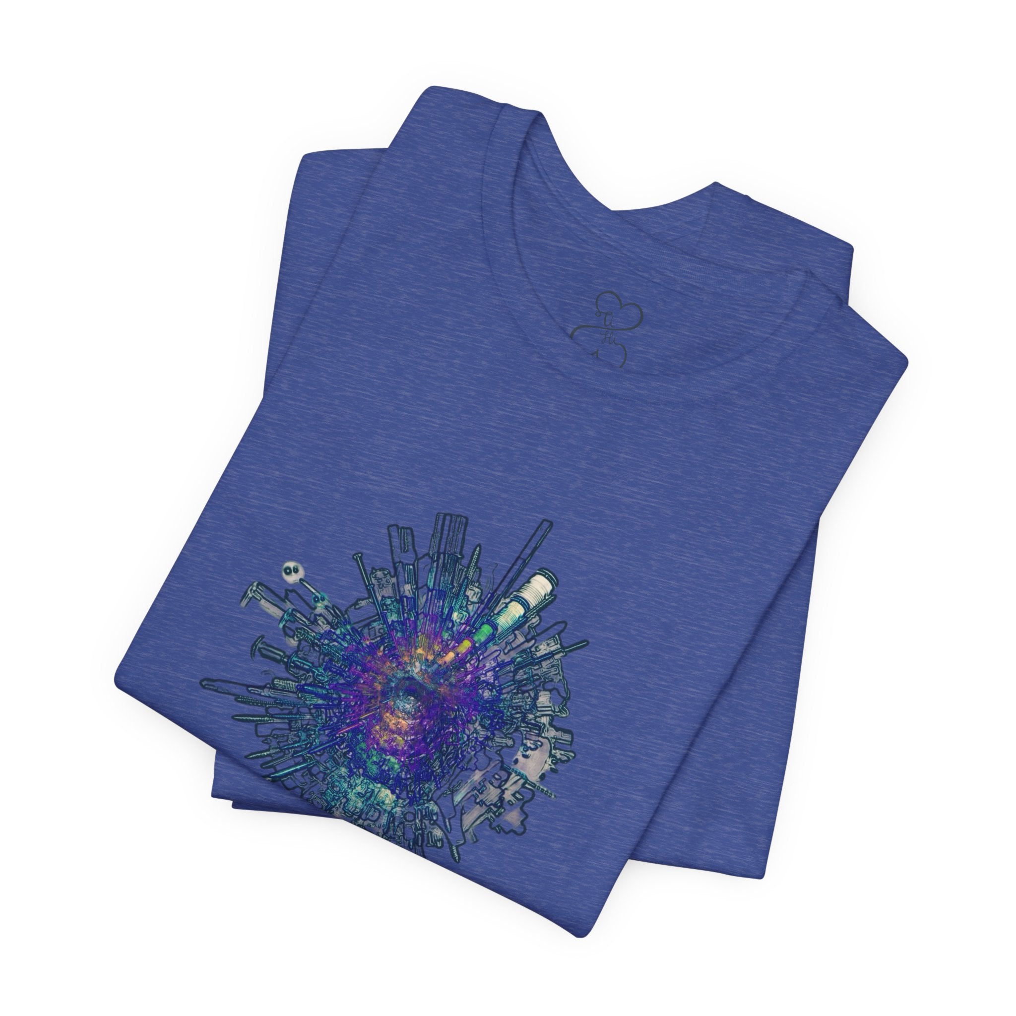 TiHi Original “Abstract Tech” Graphic Tee — Short Sleeve Shirt