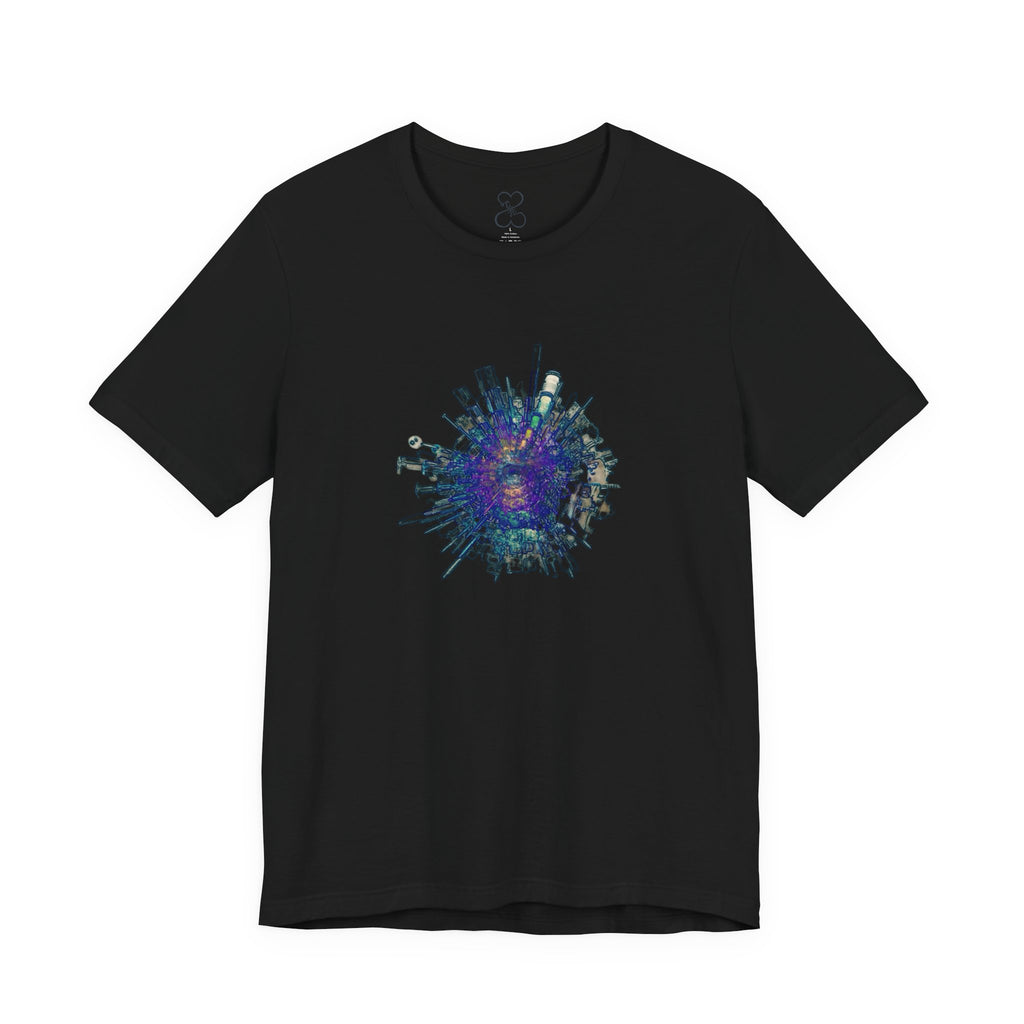 TiHi Original “Abstract Tech” Graphic Tee — Short Sleeve Shirt