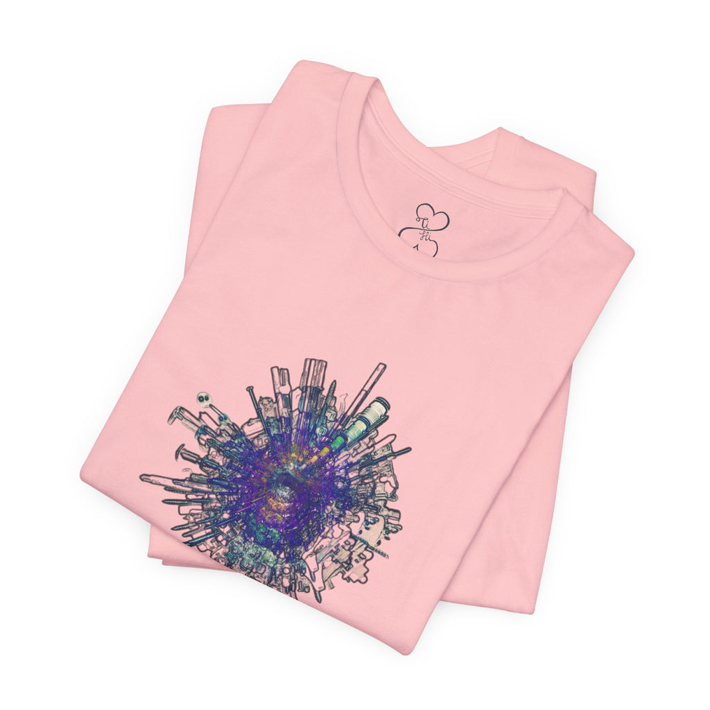 TiHi Original “Abstract Tech” Graphic Tee — Short Sleeve Shirt