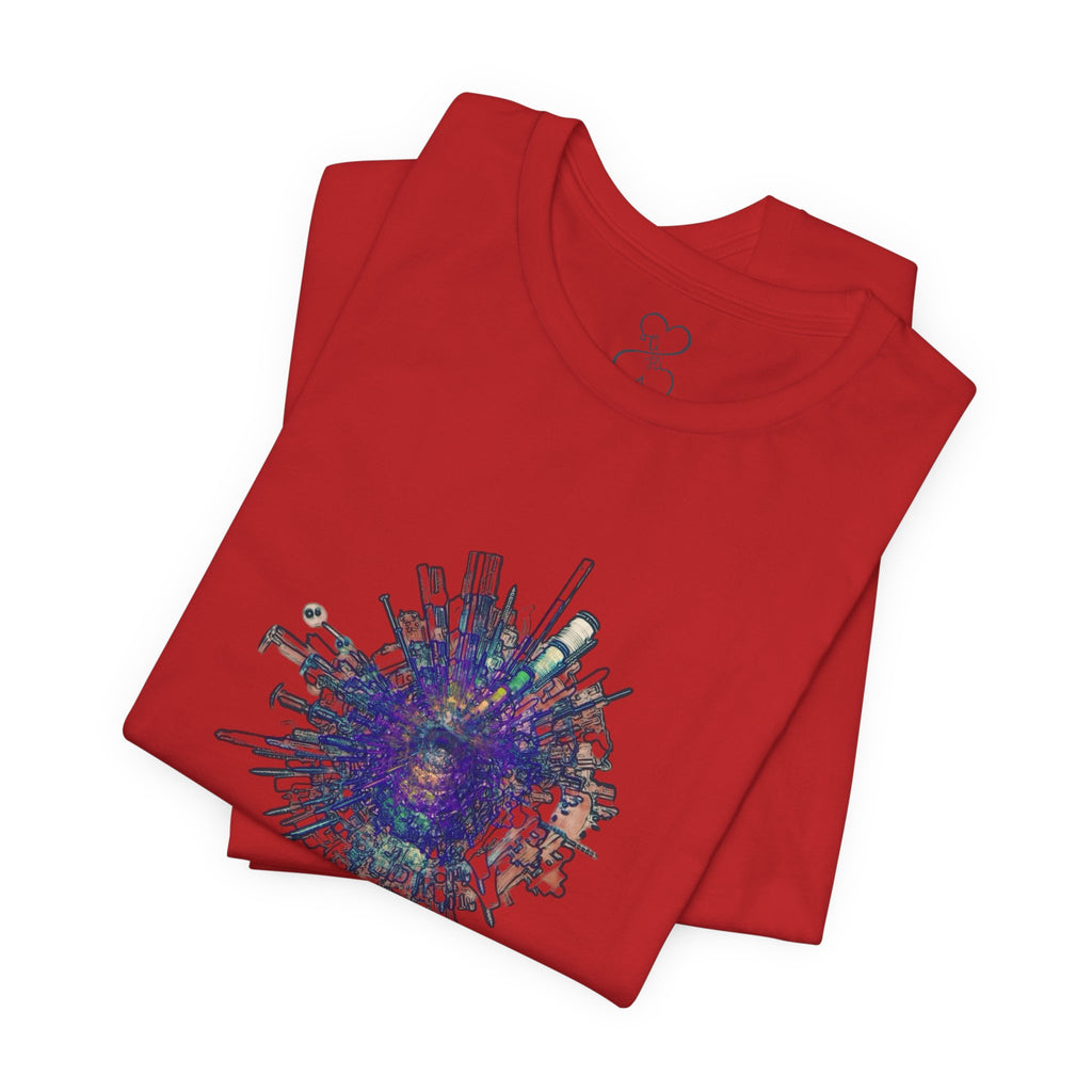 TiHi Original “Abstract Tech” Graphic Tee — Short Sleeve Shirt
