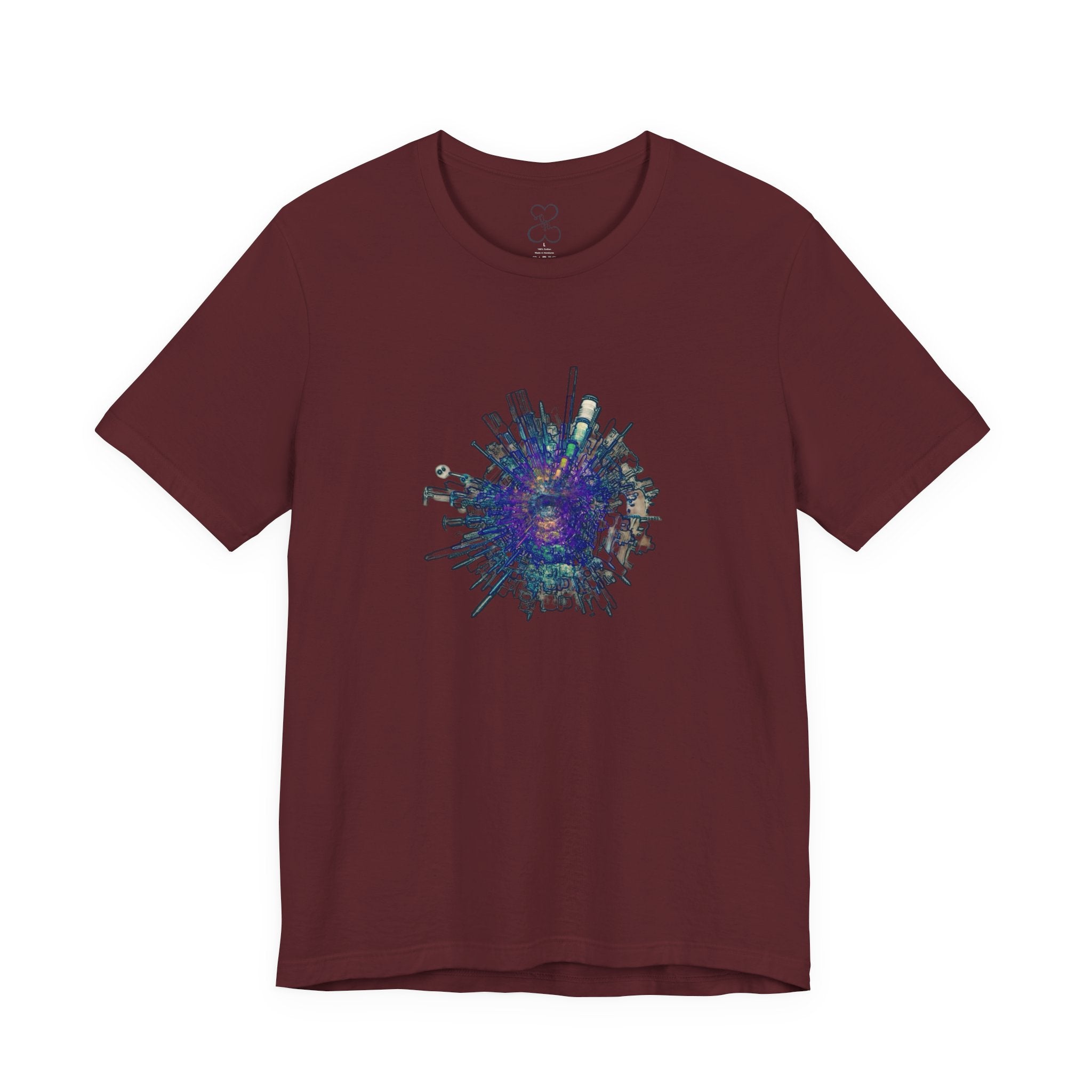 TiHi Original “Abstract Tech” Graphic Tee — Short Sleeve Shirt