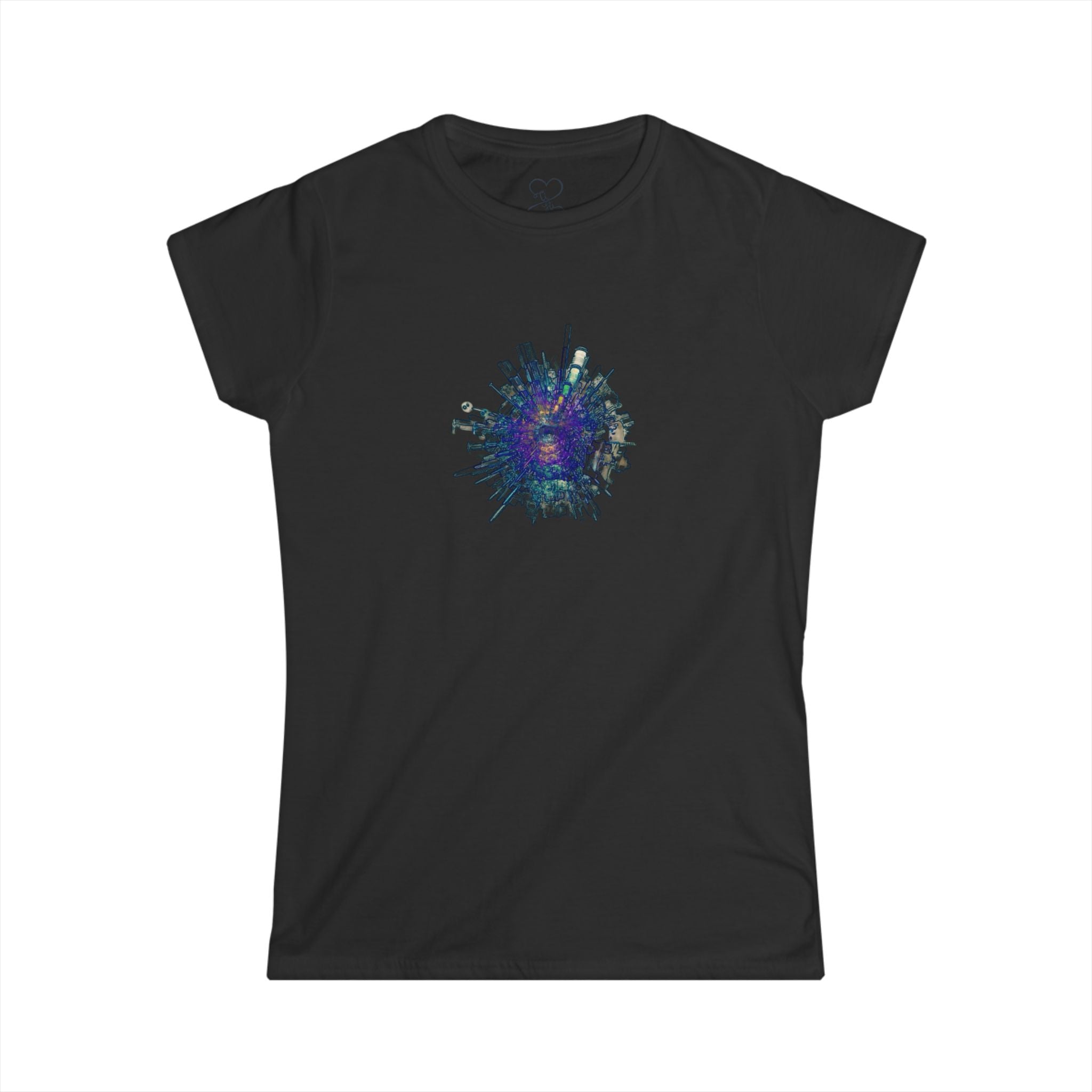 TiHi Original “Abstract Tech” Women's T‑Shirt — Graphic Tee