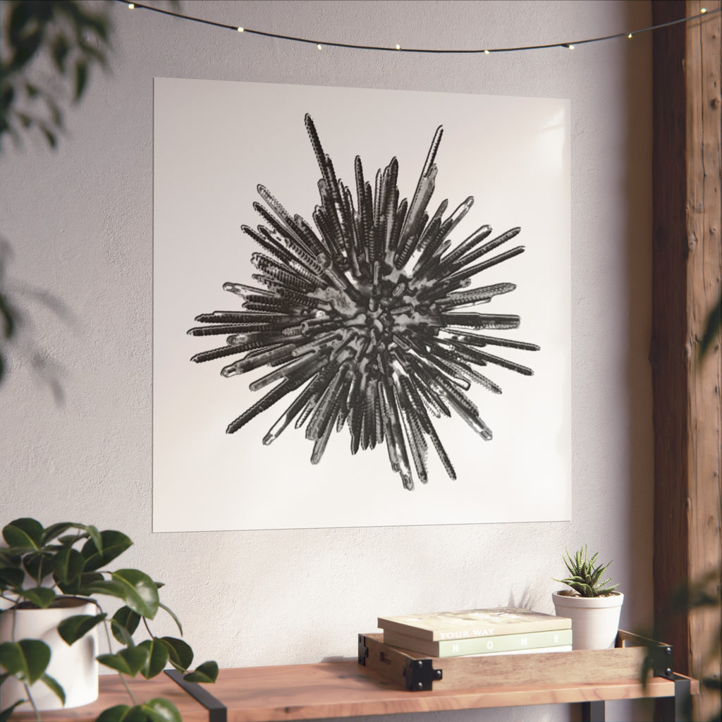 TiHi Original “Abstract Metal” Fine Art Poster — Modern Minimal Wall Art
