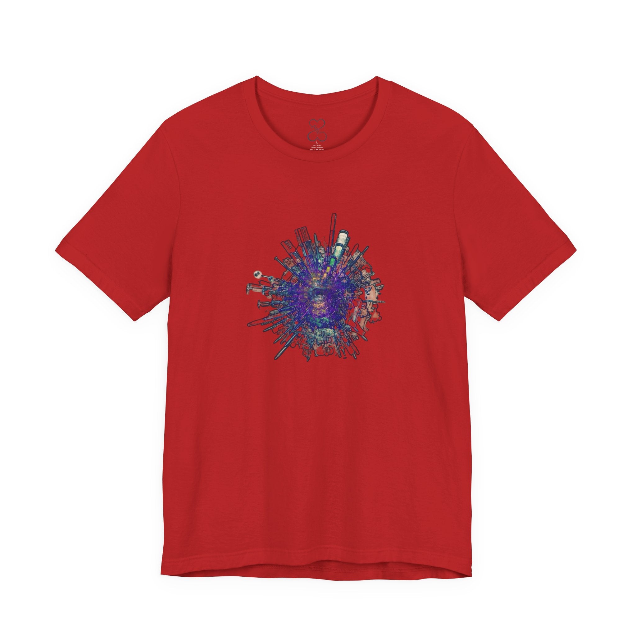 TiHi Original “Abstract Tech” Graphic Tee — Short Sleeve Shirt