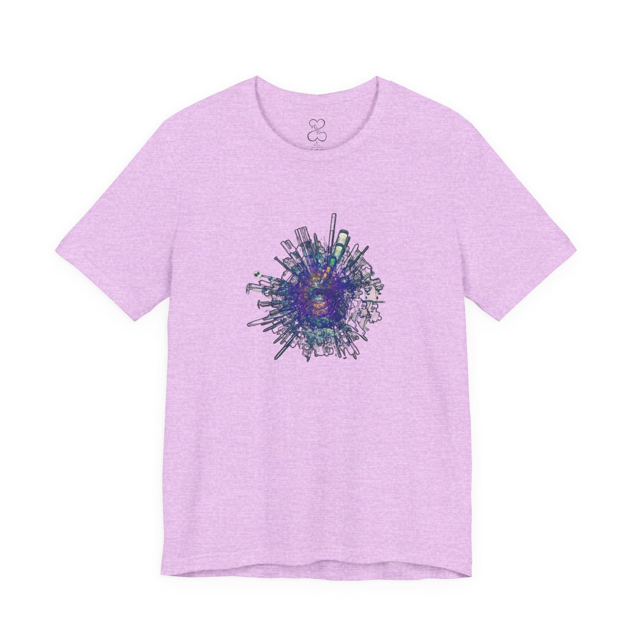 TiHi Original “Abstract Tech” Graphic Tee — Short Sleeve Shirt