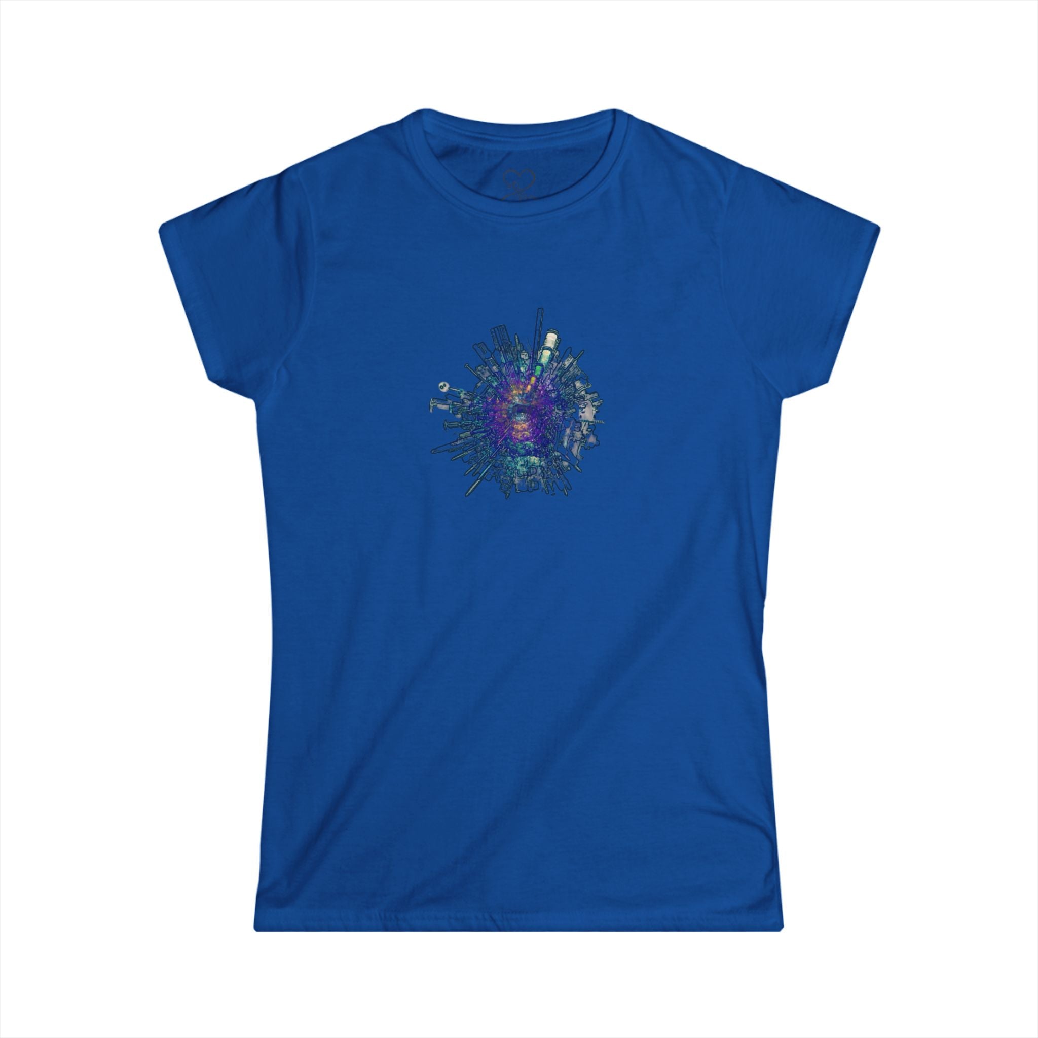 TiHi Original “Abstract Tech” Women's T‑Shirt — Graphic Tee