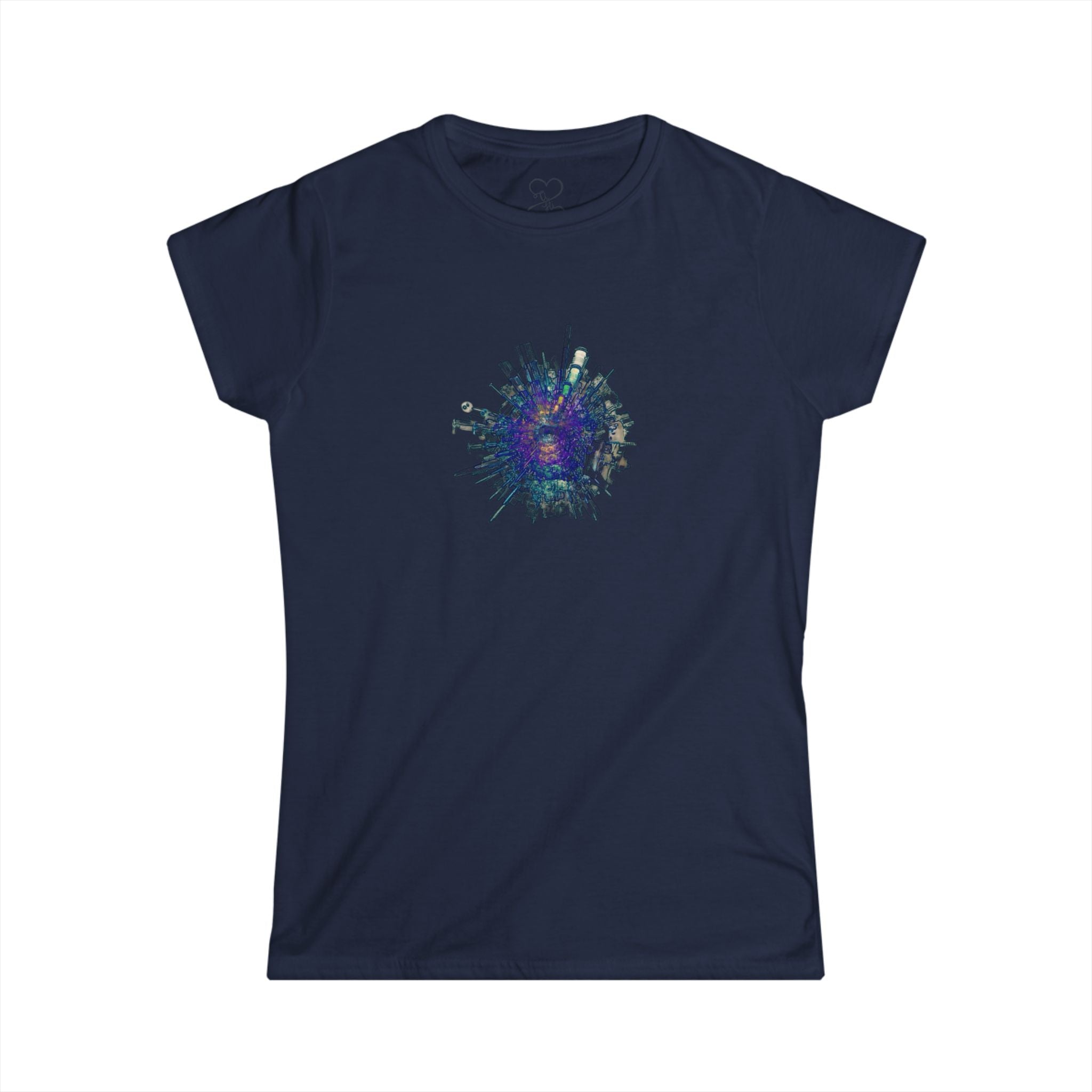 TiHi Original “Abstract Tech” Women's T‑Shirt — Graphic Tee