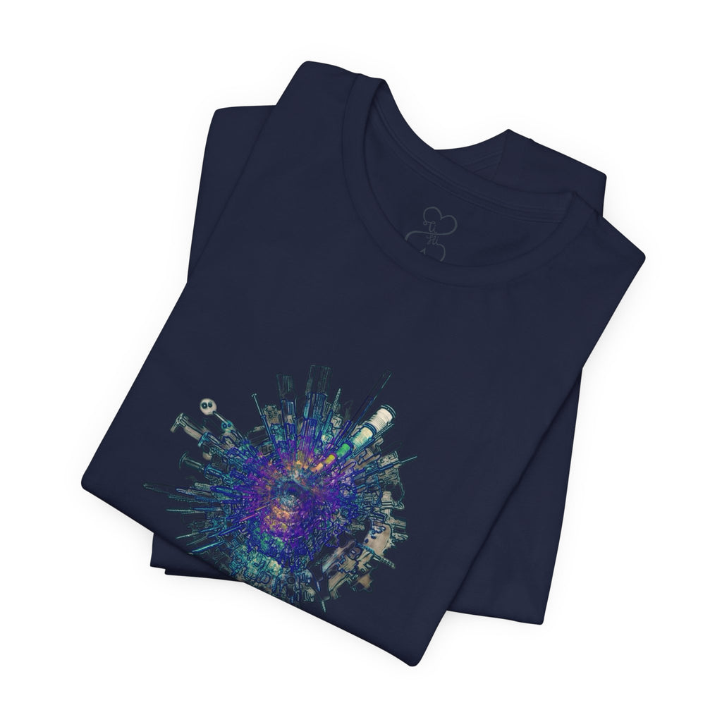 TiHi Original “Abstract Tech” Graphic Tee — Short Sleeve Shirt