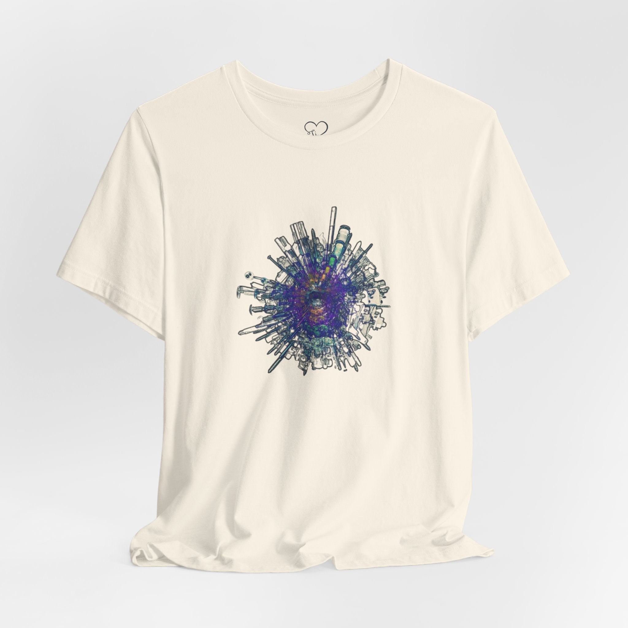 TiHi Original “Abstract Tech” Graphic Tee — Short Sleeve Shirt