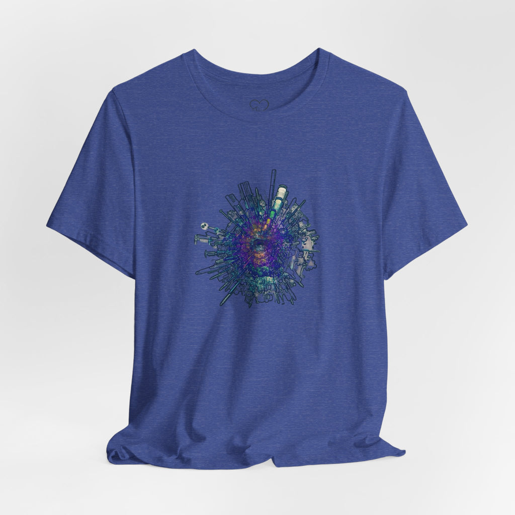 TiHi Original “Abstract Tech” Graphic Tee — Short Sleeve Shirt
