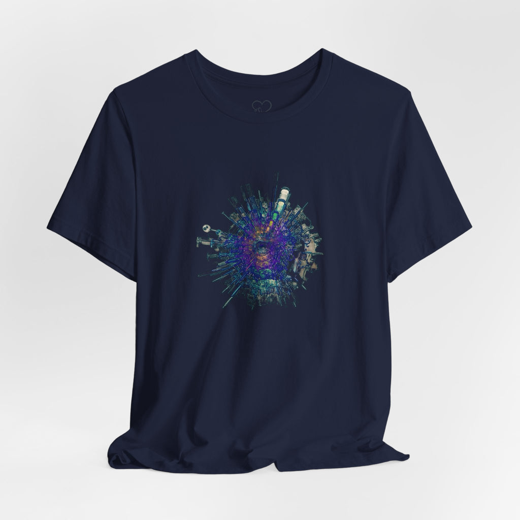 TiHi Original “Abstract Tech” Graphic Tee — Short Sleeve Shirt