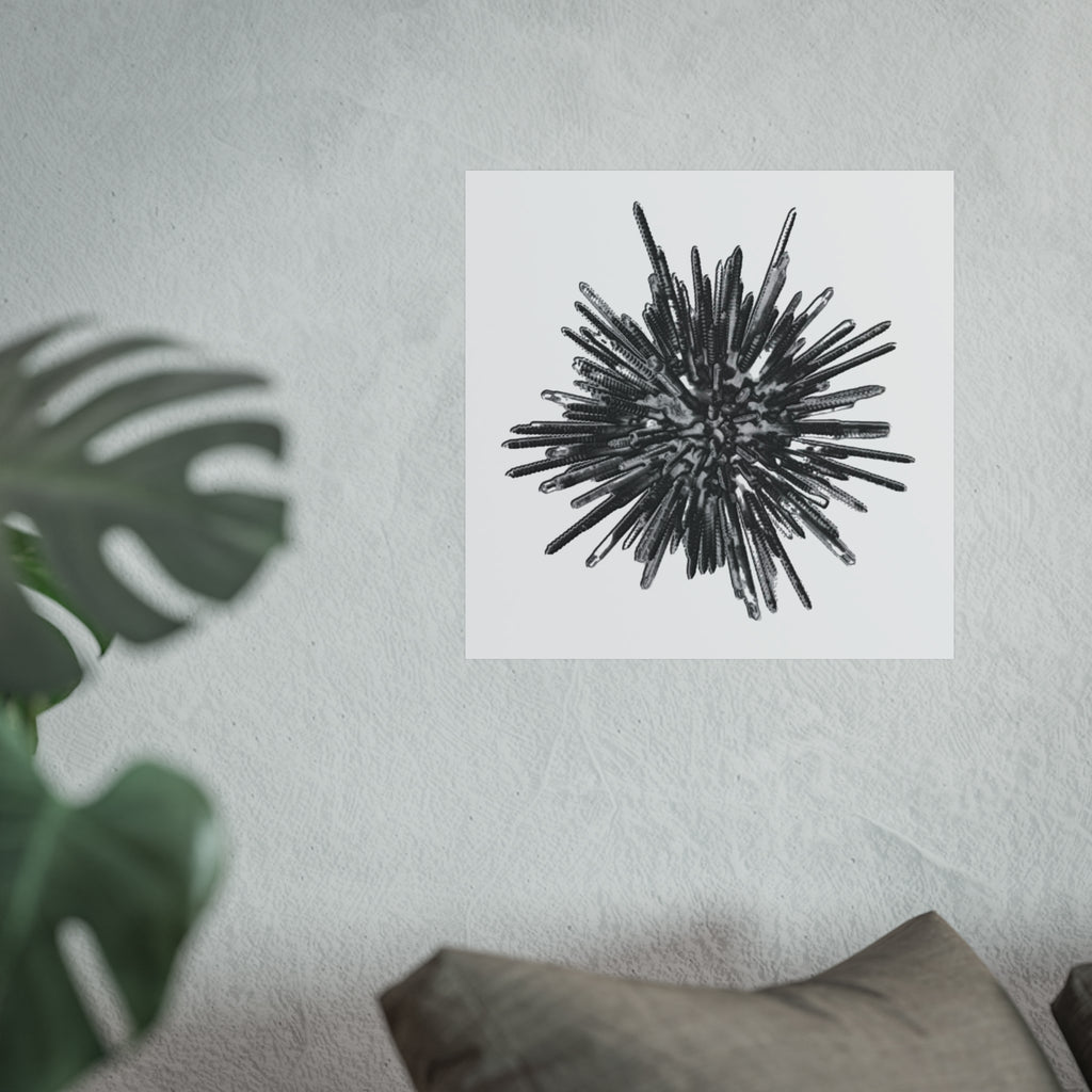 TiHi Original “Abstract Metal” Fine Art Poster — Modern Minimal Wall Art