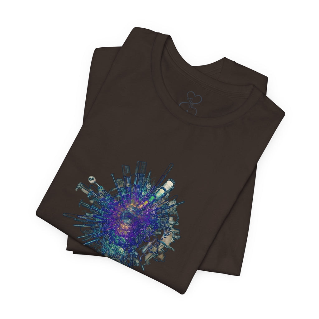 TiHi Original “Abstract Tech” Graphic Tee — Short Sleeve Shirt
