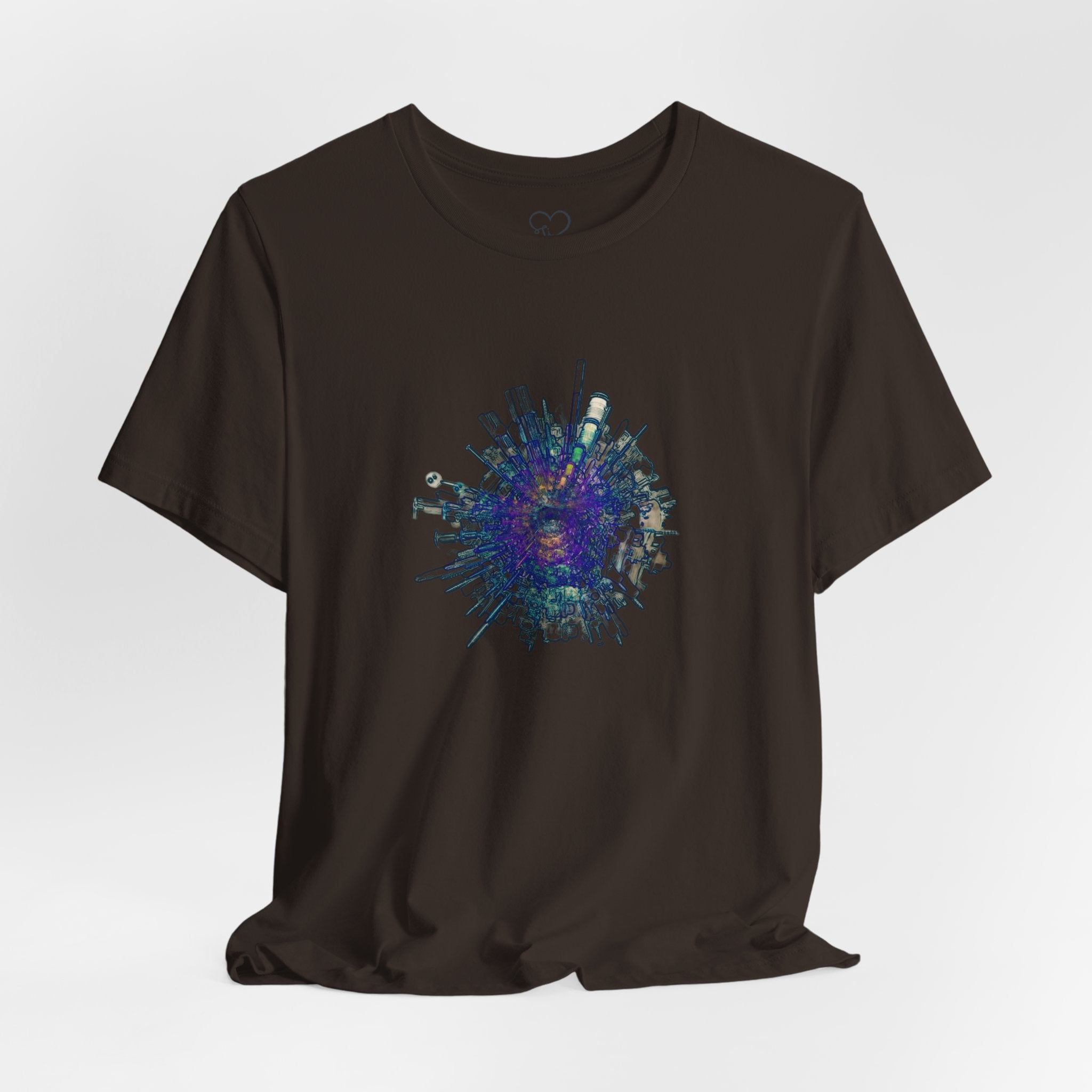 TiHi Original “Abstract Tech” Graphic Tee — Short Sleeve Shirt