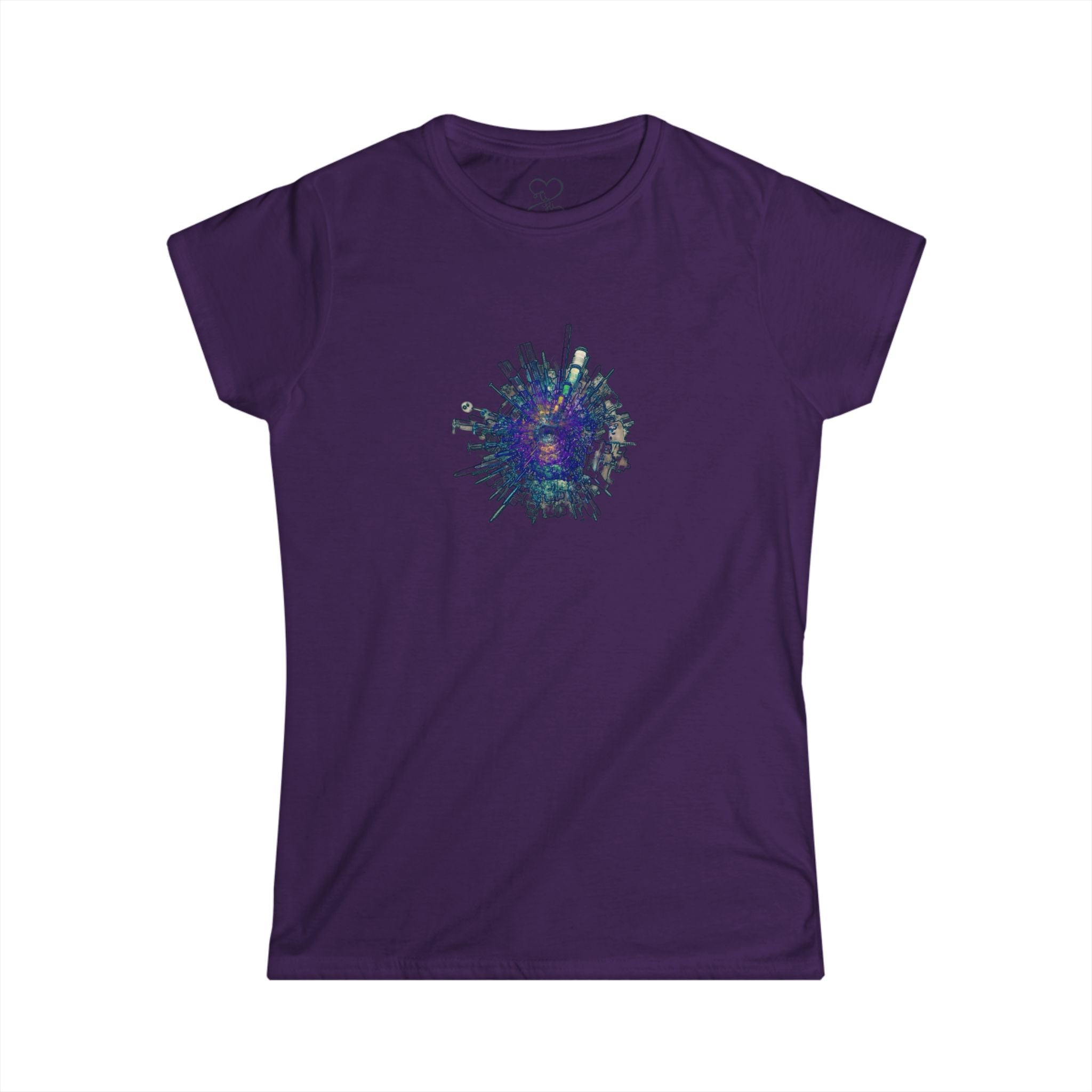 TiHi Original “Abstract Tech” Women's T‑Shirt — Graphic Tee