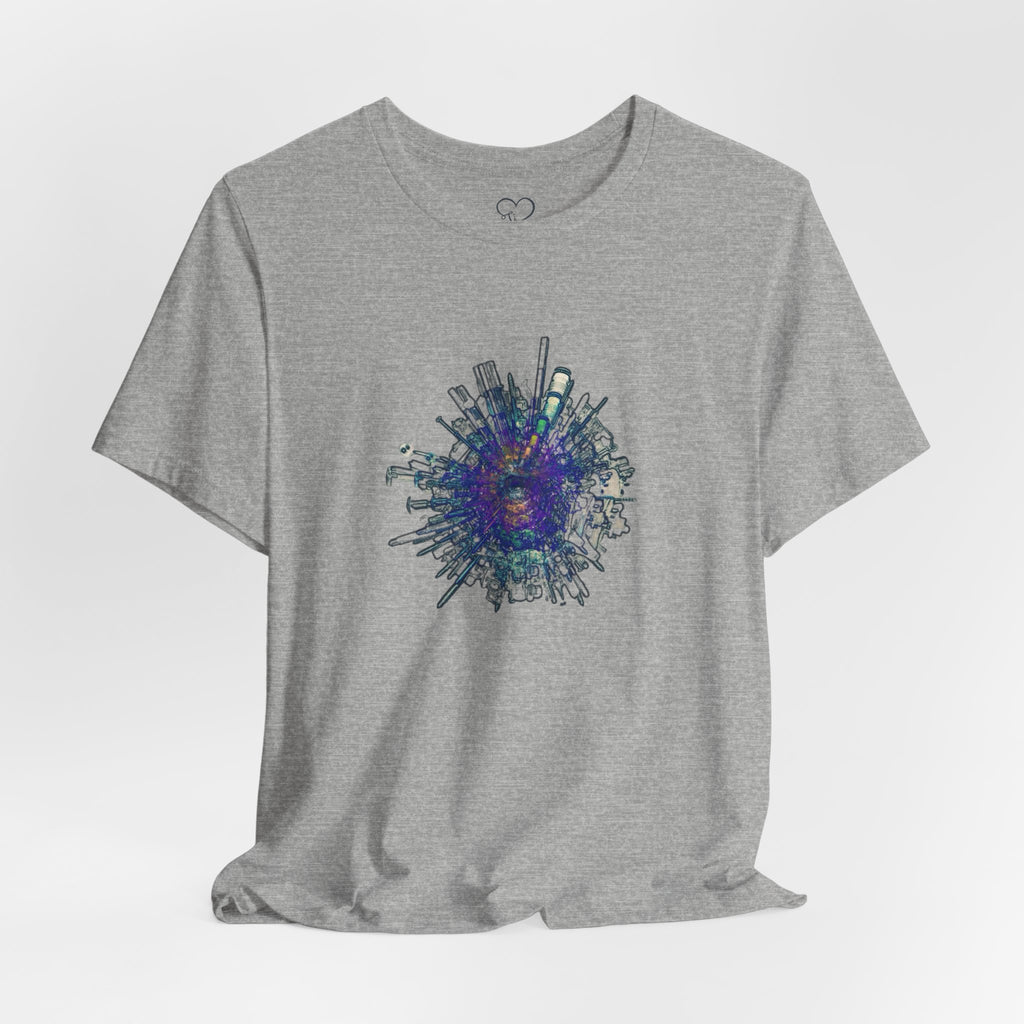 TiHi Original “Abstract Tech” Graphic Tee — Short Sleeve Shirt