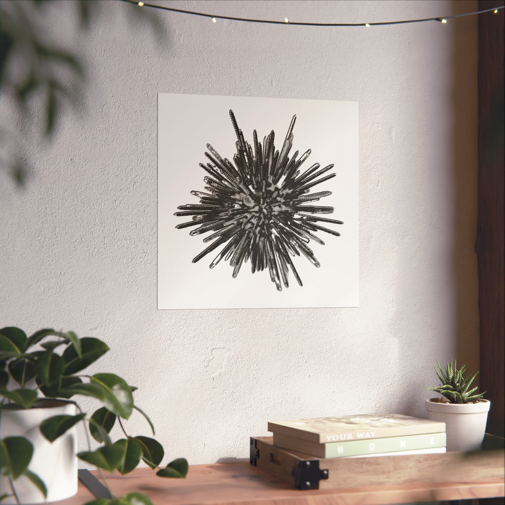 TiHi Original “Abstract Metal” Fine Art Poster — Modern Minimal Wall Art