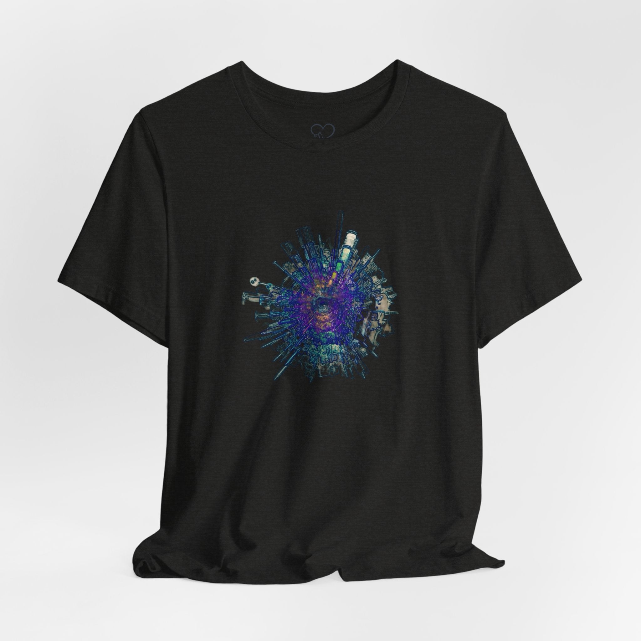 TiHi Original “Abstract Tech” Graphic Tee — Short Sleeve Shirt