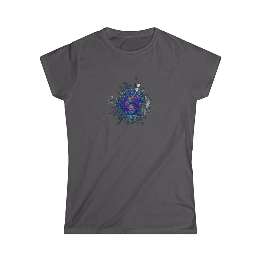 TiHi Original “Abstract Tech” Women's T‑Shirt — Graphic Tee