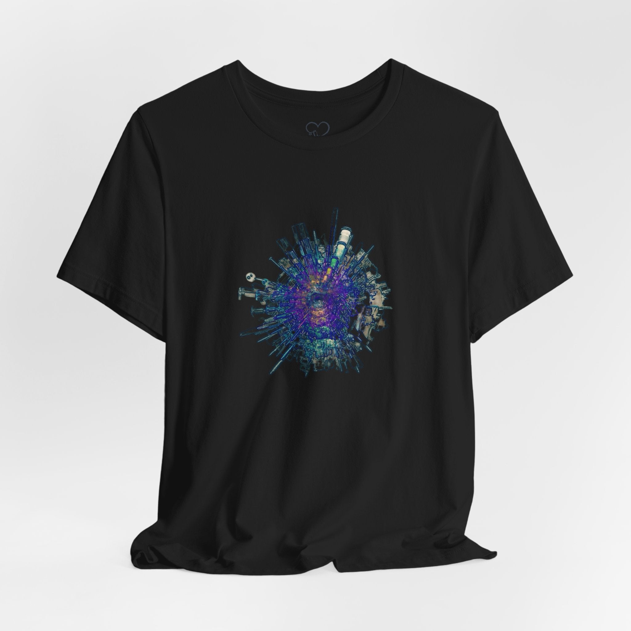TiHi Original “Abstract Tech” Graphic Tee — Short Sleeve Shirt