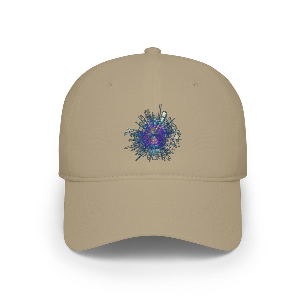 TiHi Original “Abstract Tech”  Baseball Cap — Low Profile Hat