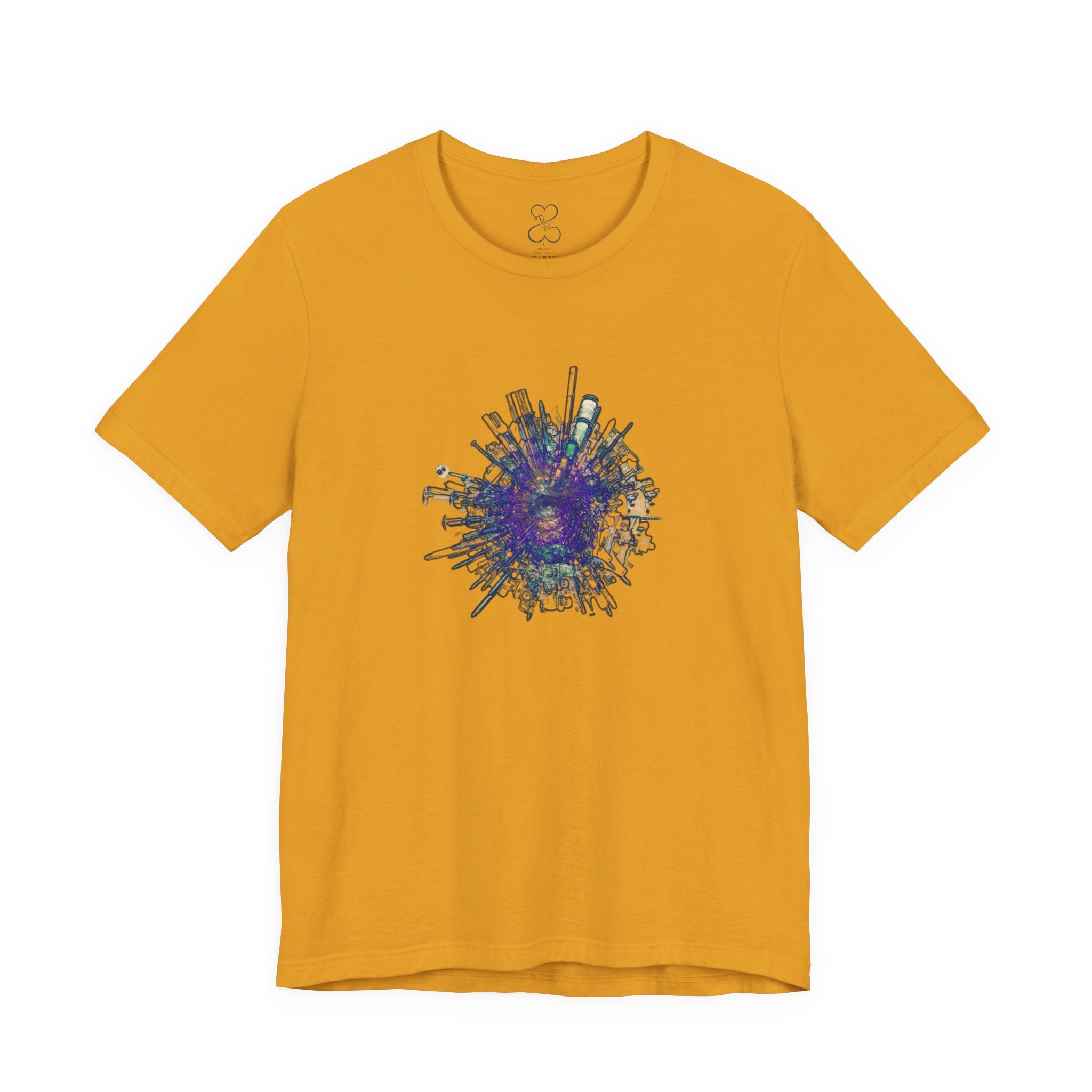 TiHi Original “Abstract Tech” Graphic Tee — Short Sleeve Shirt