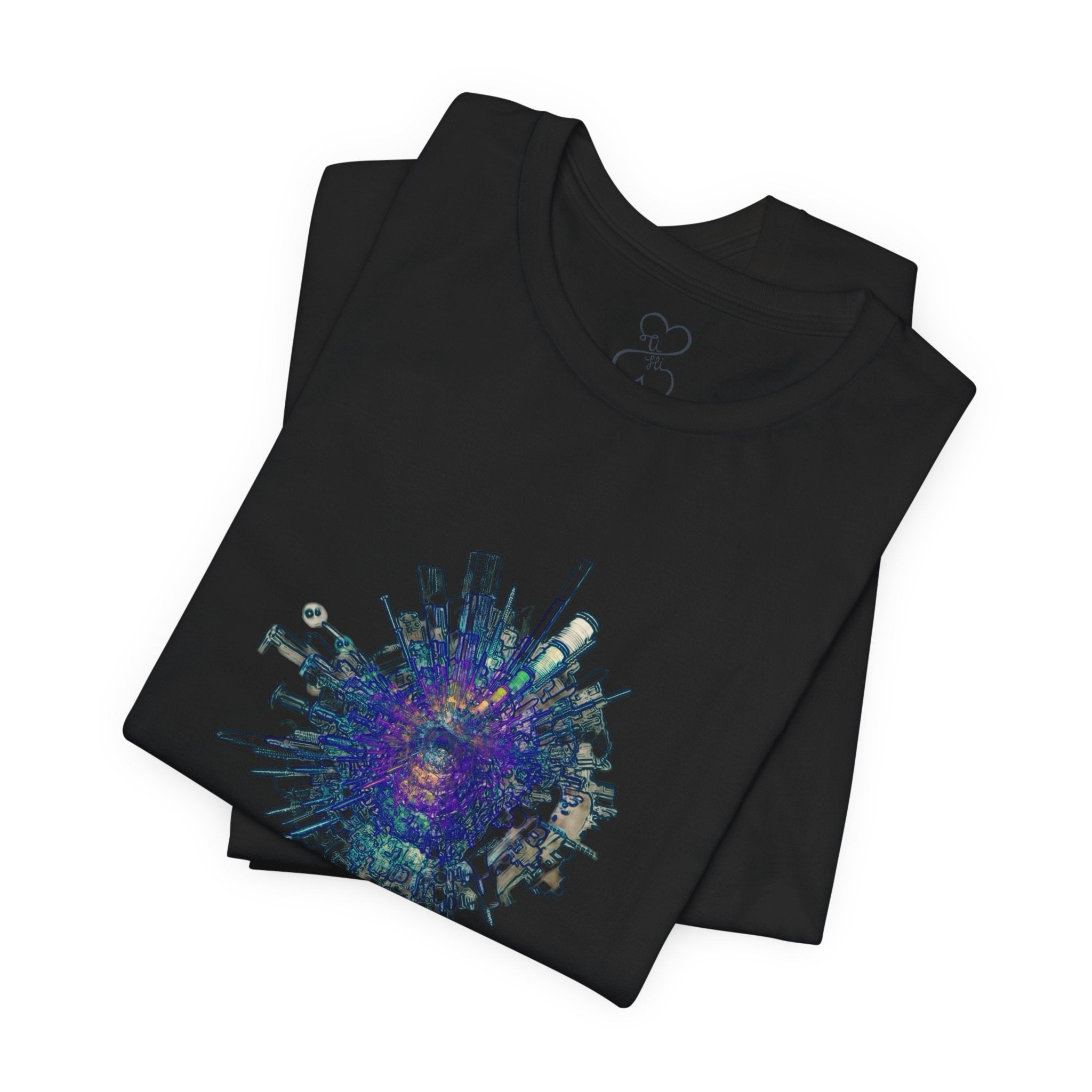 TiHi Original “Abstract Tech” Graphic Tee — Short Sleeve Shirt
