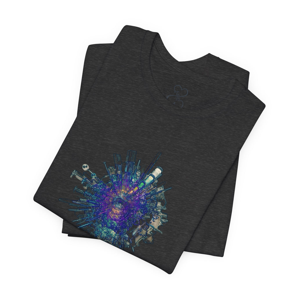 TiHi Original “Abstract Tech” Graphic Tee — Short Sleeve Shirt